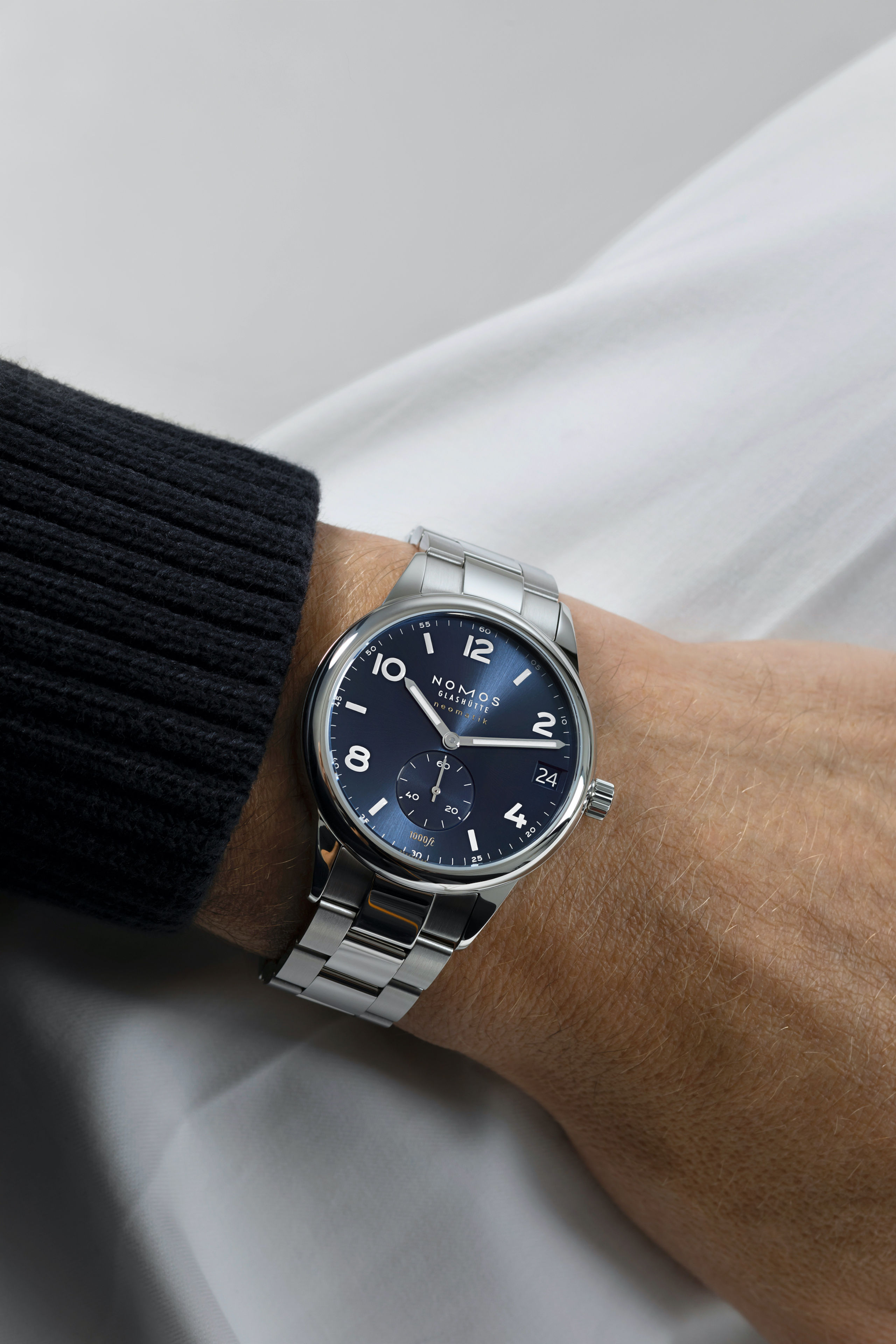 Men's watch / unisex NOMOS GLASHÜTTE, Club Sport Neomatik 42 Date Blue / 42mm, SKU: 782 | watchphilosophy.co.uk