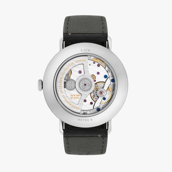 Men's watch / unisex NOMOS GLASHÜTTE, Metro Neomatik 39 Silvercut / 38.50mm, SKU: 1114 | watchphilosophy.co.uk