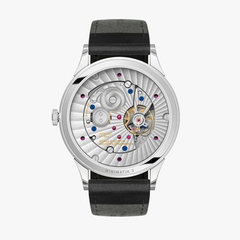 Men's watch / unisex  NOMOS GLASHÜTTE, Minimatik 39 Date Blue / 39.50mm, SKU: 1252 | watchphilosophy.co.uk