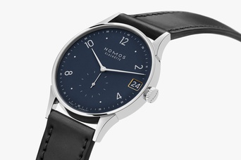 Men's watch / unisex  NOMOS GLASHÜTTE, Minimatik 39 Date Blue / 39.50mm, SKU: 1252 | watchphilosophy.co.uk