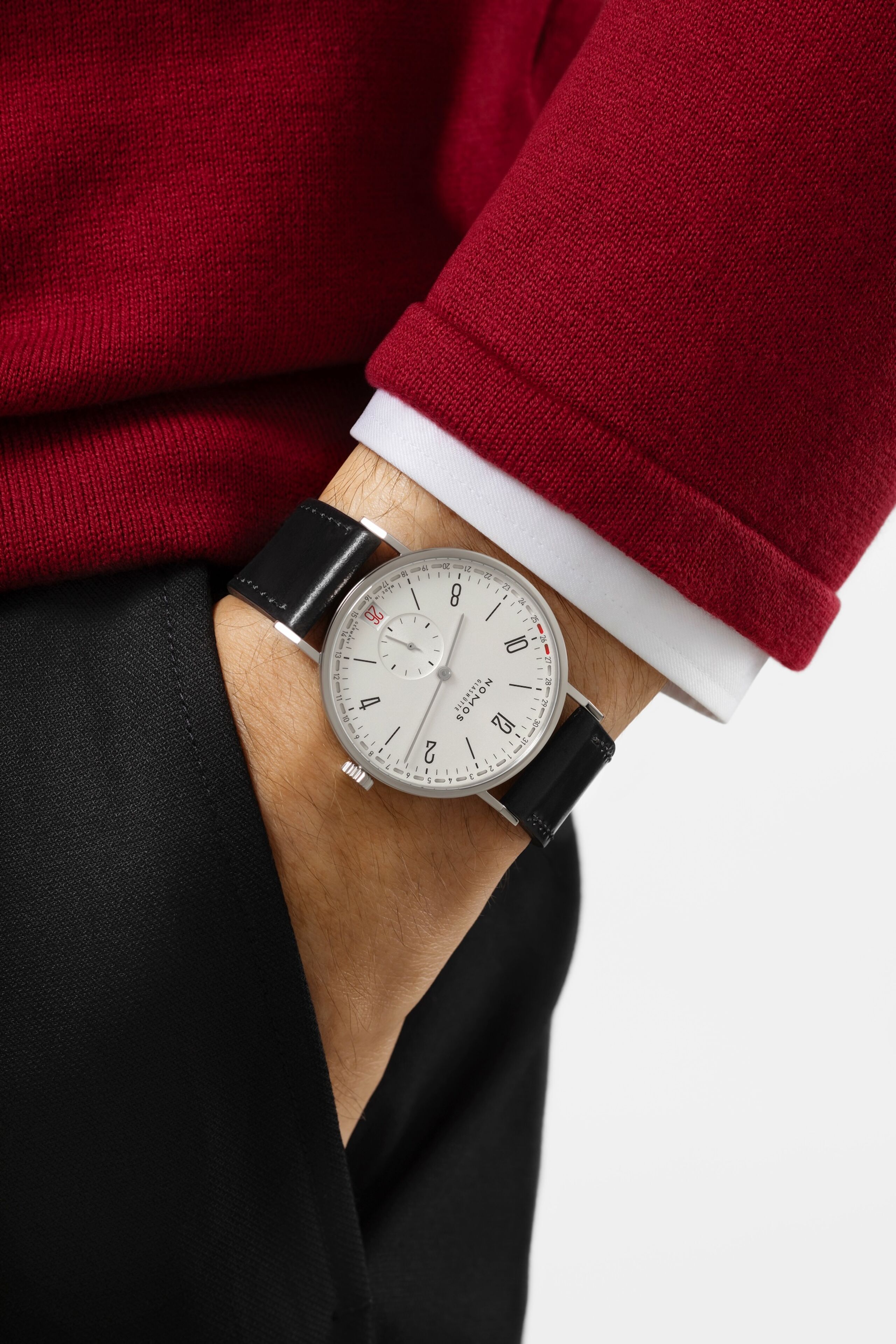 Men's watch / unisex NOMOS GLASHÜTTE, Tangente 2Date / 37.50mm, SKU: 135.SB | watchphilosophy.co.uk