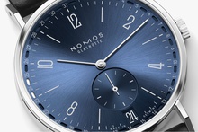 Men's watch / unisex NOMOS GLASHÜTTE, Tangente 2Date Blue / 37.50mm, SKU: 136.SB | watchphilosophy.co.uk