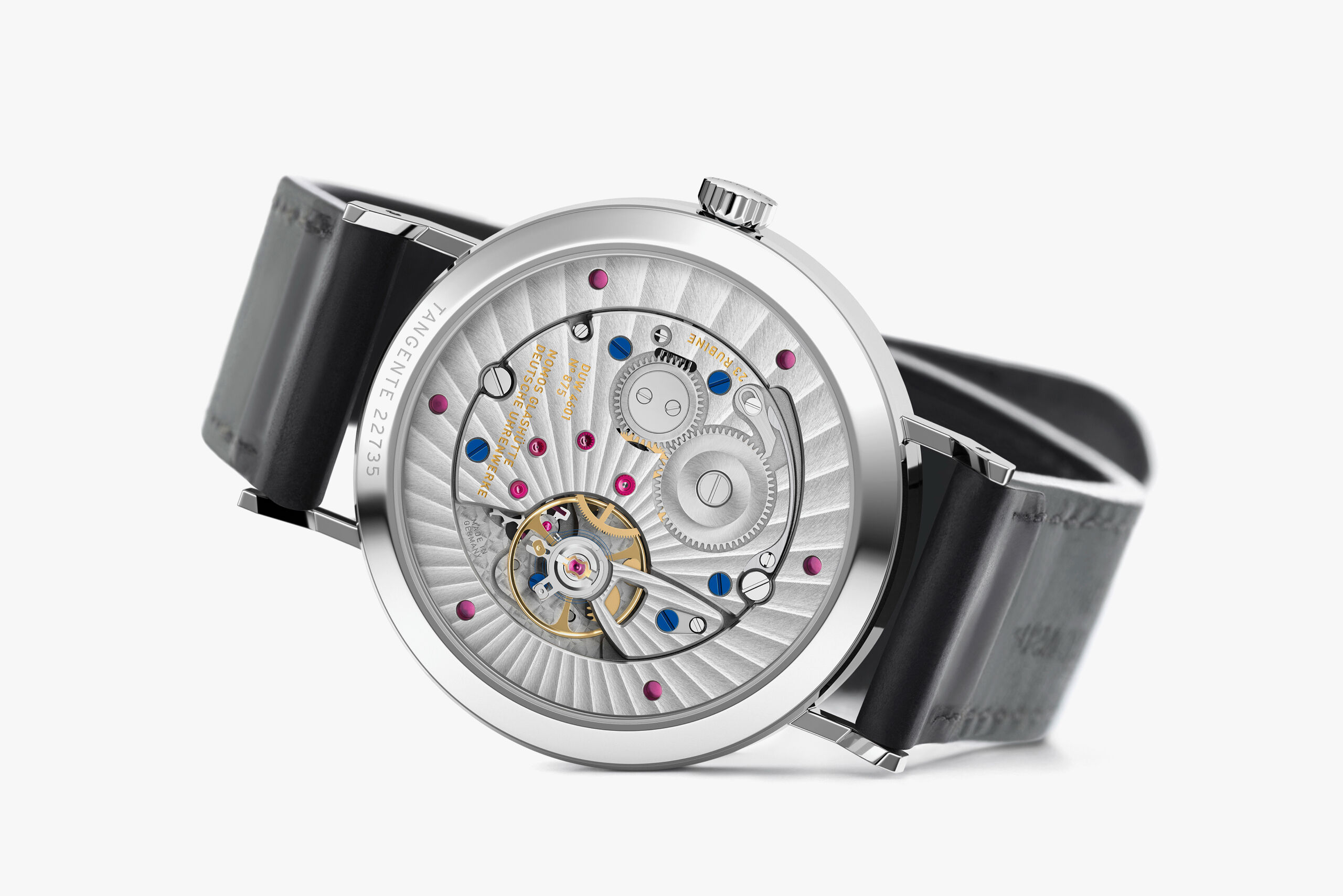 Men's watch / unisex NOMOS GLASHÜTTE, Tangente 2Date Blue / 37.50mm, SKU: 136 | watchphilosophy.co.uk