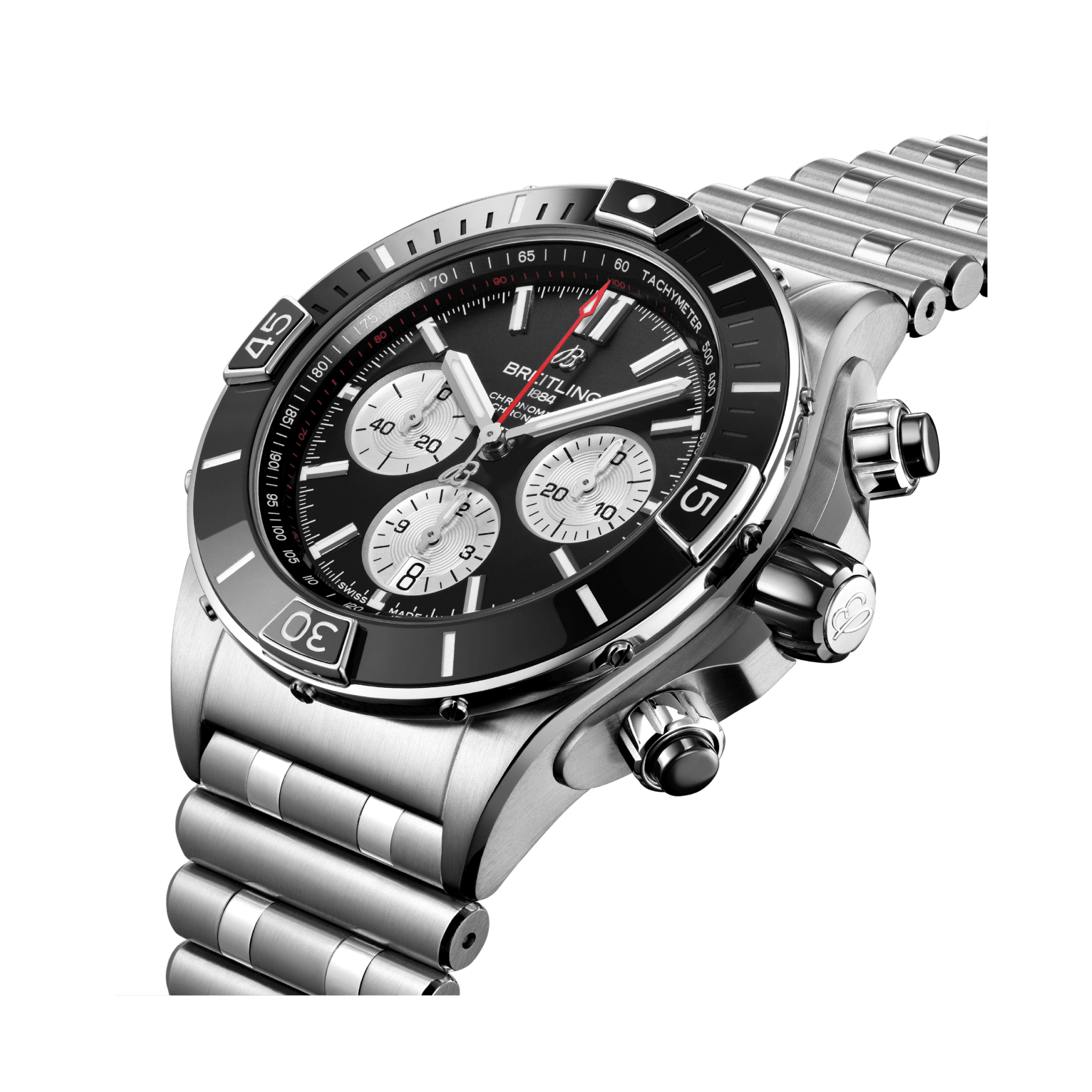 Men's watch / unisex BREITLING, Super Chronomat B01 / 44mm, SKU: AB0136251B1A1 | watchphilosophy.co.uk
