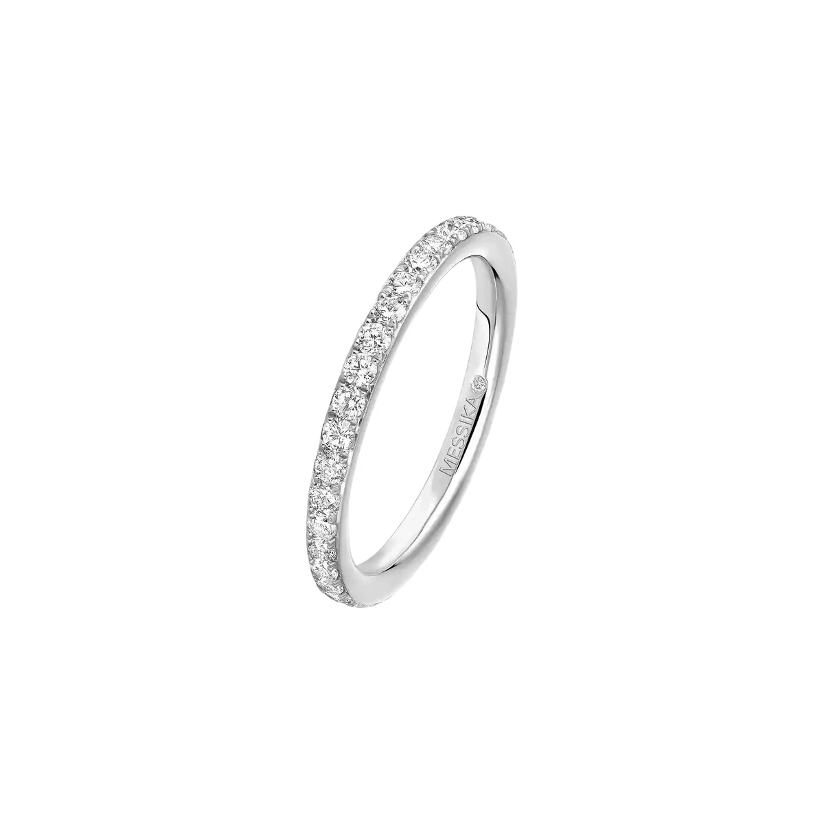 Women Jewellery  MESSIKA, Joy Diamond White Gold Wedding Ring, SKU: 14743-WG | watchphilosophy.co.uk
