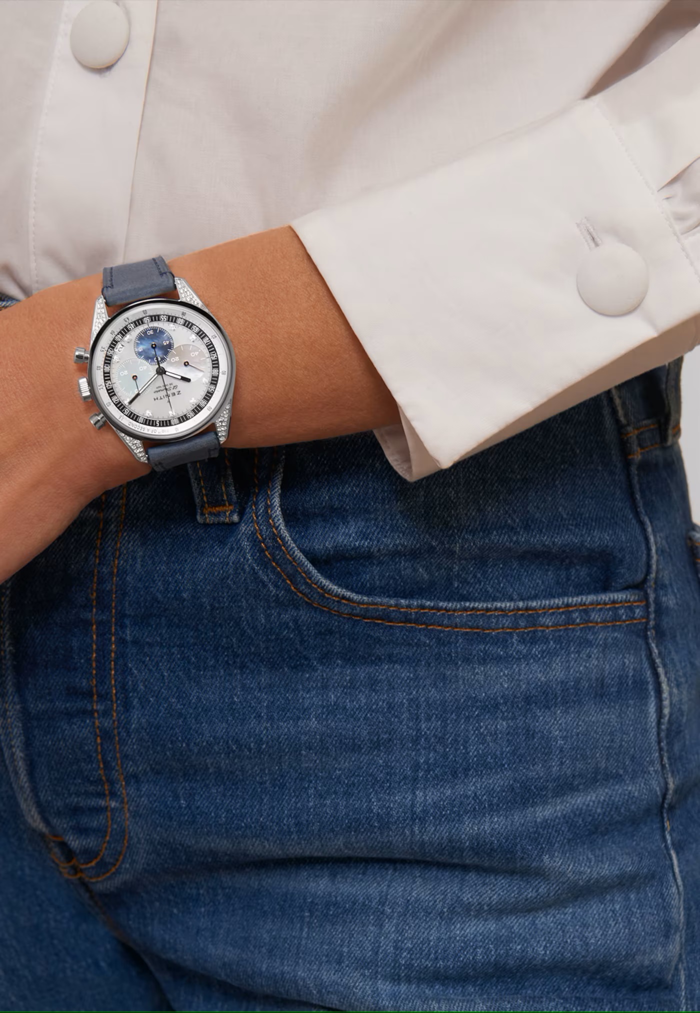 Ladies' watch ZENITH, Chronomaster Original / 38mm, SKU: 16.3200.3600/02.C907 | watchphilosophy.co.uk