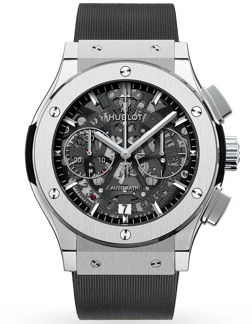Men's watch / unisex HUBLOT, Classic Fusion Aerofusion Titanium / 45mm, SKU: 525.NX.0170.RX | watchphilosophy.co.uk