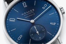 Ladies' watch  NOMOS GLASHÜTTE, Tangente Neomatik Blue Gold / 35mm, SKU: 191 | watchphilosophy.co.uk