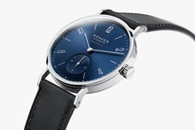 Ladies' watch  NOMOS GLASHÜTTE, Tangente Neomatik Blue Gold / 35mm, SKU: 191 | watchphilosophy.co.uk