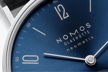 Ladies' watch NOMOS GLASHÜTTE, Tangente Neomatik Blue Gold / 35mm, SKU: 191 | watchphilosophy.co.uk