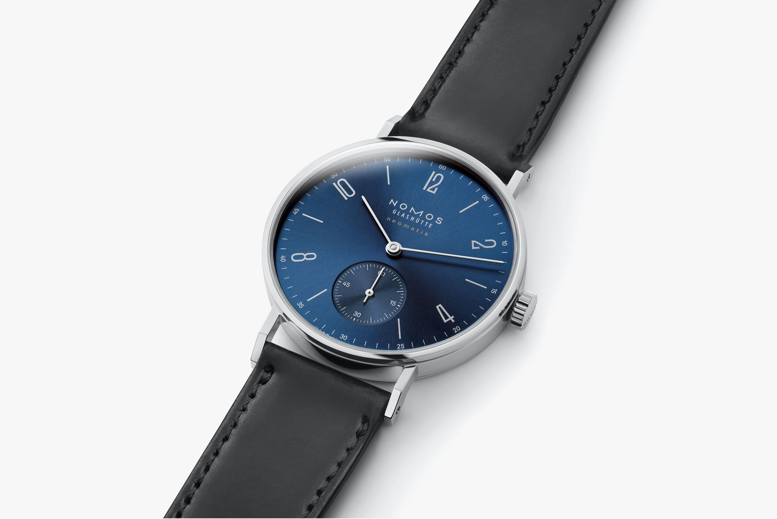 Ladies' watch NOMOS GLASHÜTTE, Tangente Neomatik Blue Gold / 35mm, SKU: 191 | watchphilosophy.co.uk