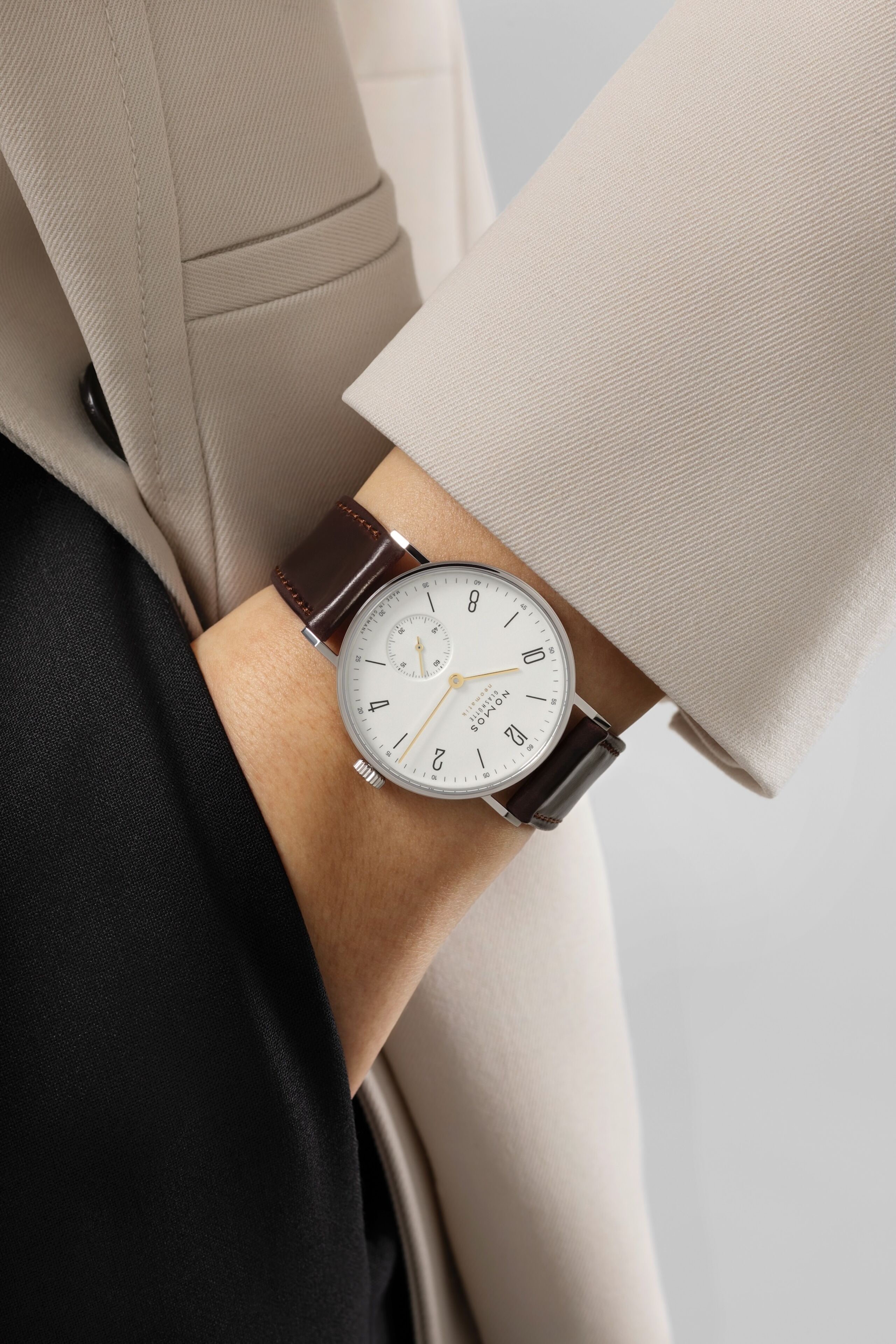 Ladies' watch NOMOS GLASHÜTTE, Tangente Neomatik Doré / 35mm, SKU: 192 | watchphilosophy.co.uk