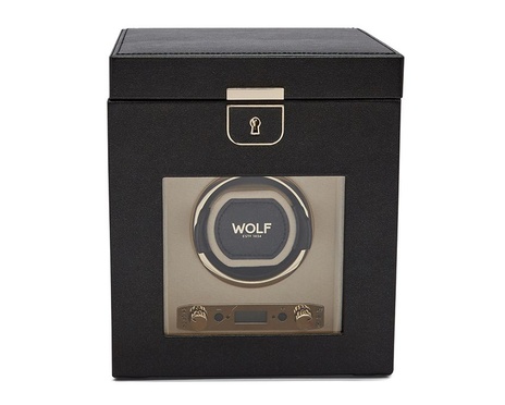 WOLF 1834, Palermo Single Watch Winder With Jewellery Storage, SKU: 213702 | watchphilosophy.co.uk