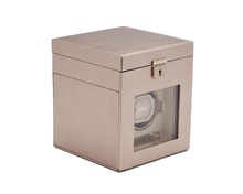  WOLF 1834, Palermo Single Watch Winder With Jewellery Storage, SKU: 213716 | watchphilosophy.co.uk