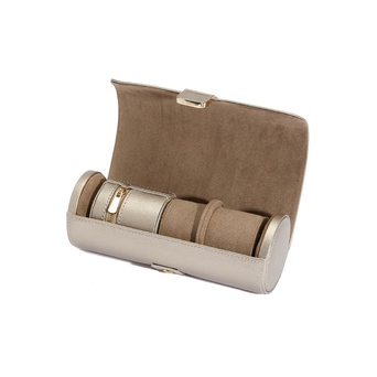 WOLF 1834, Palermo Double Watch Roll W/ Jewelry Pouch, SKU: 213978 | watchphilosophy.co.uk
