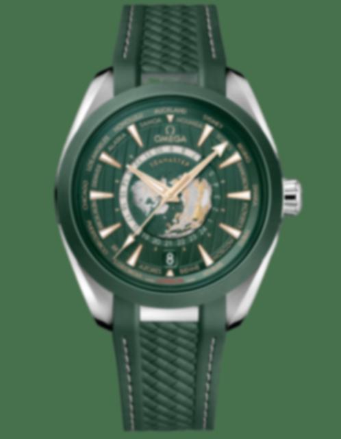 Men's watch / unisex OMEGA, Seamaster Aqua Terra 150m Co Axial Master Chronometer GMT Worldtimer / 43mm, SKU: 220.32.43.22.10.001 | watchphilosophy.co.uk
