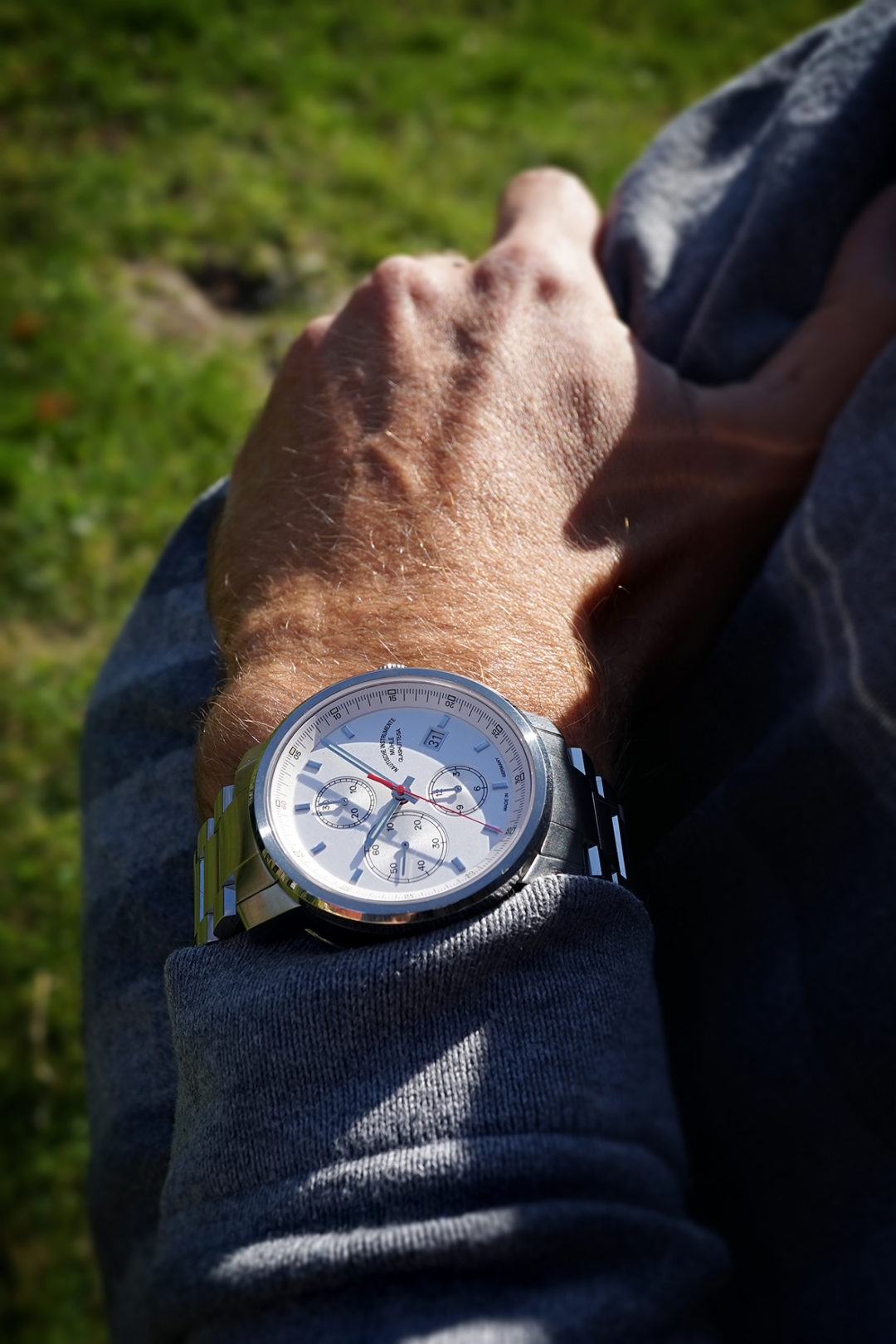 Men's watch / unisex MÜHLE-GLASHÜTTE, 29ER Chronograph / 42.4 mm, SKU: M1-25-41-MB | watchphilosophy.co.uk