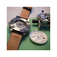Men's watch / unisex MÜHLE-GLASHÜTTE, 29ER Chronograph / 42.4 mm, SKU: M1-25-41-LB | watchphilosophy.co.uk
