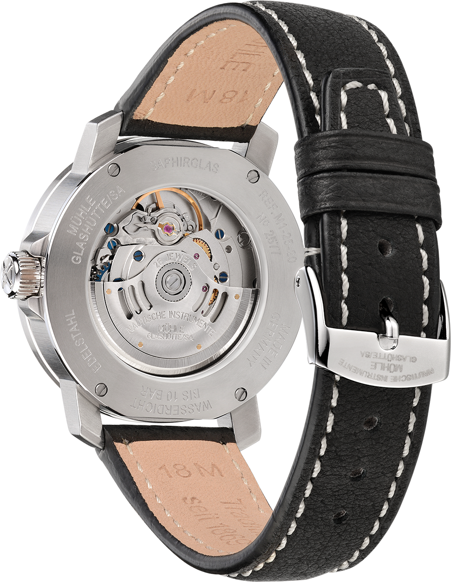 Men's watch / unisex MÜHLE-GLASHÜTTE, 29ER / 36.6 mm, SKU: M1-25-23-LB | watchphilosophy.co.uk