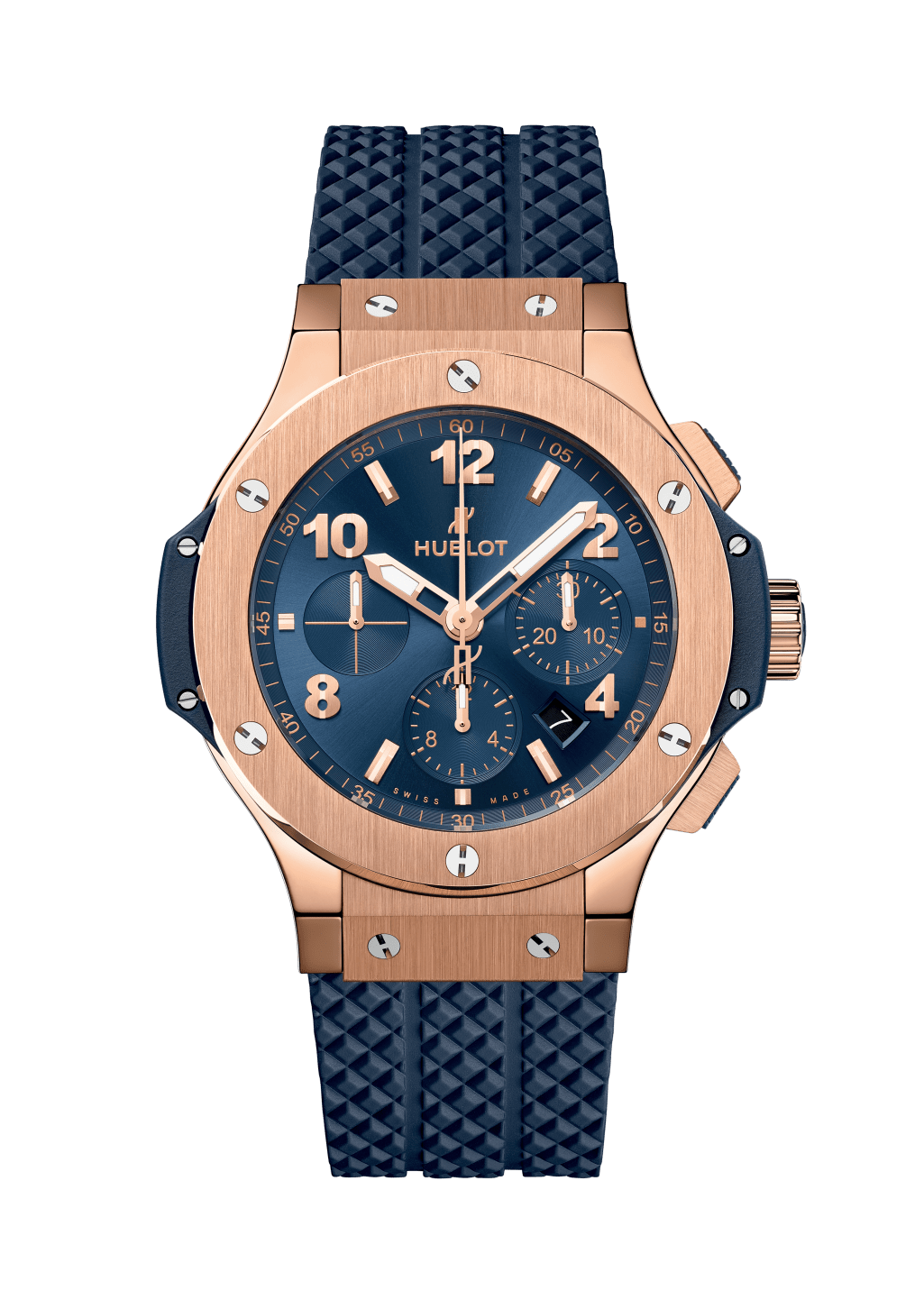 Men's watch / unisex  HUBLOT, Big Bang Original Gold Blue / 44mm, SKU: 301.PX.710.RX | watchphilosophy.co.uk