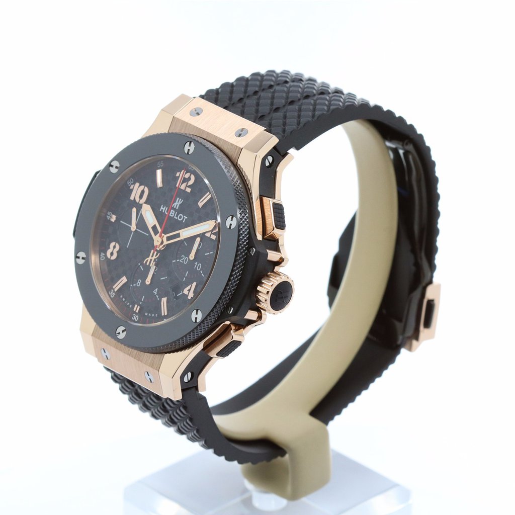Men's watch / unisex HUBLOT, Big Bang Original Gold Ceramic / 44mm, SKU: 301.PB.131.RX | watchphilosophy.co.uk