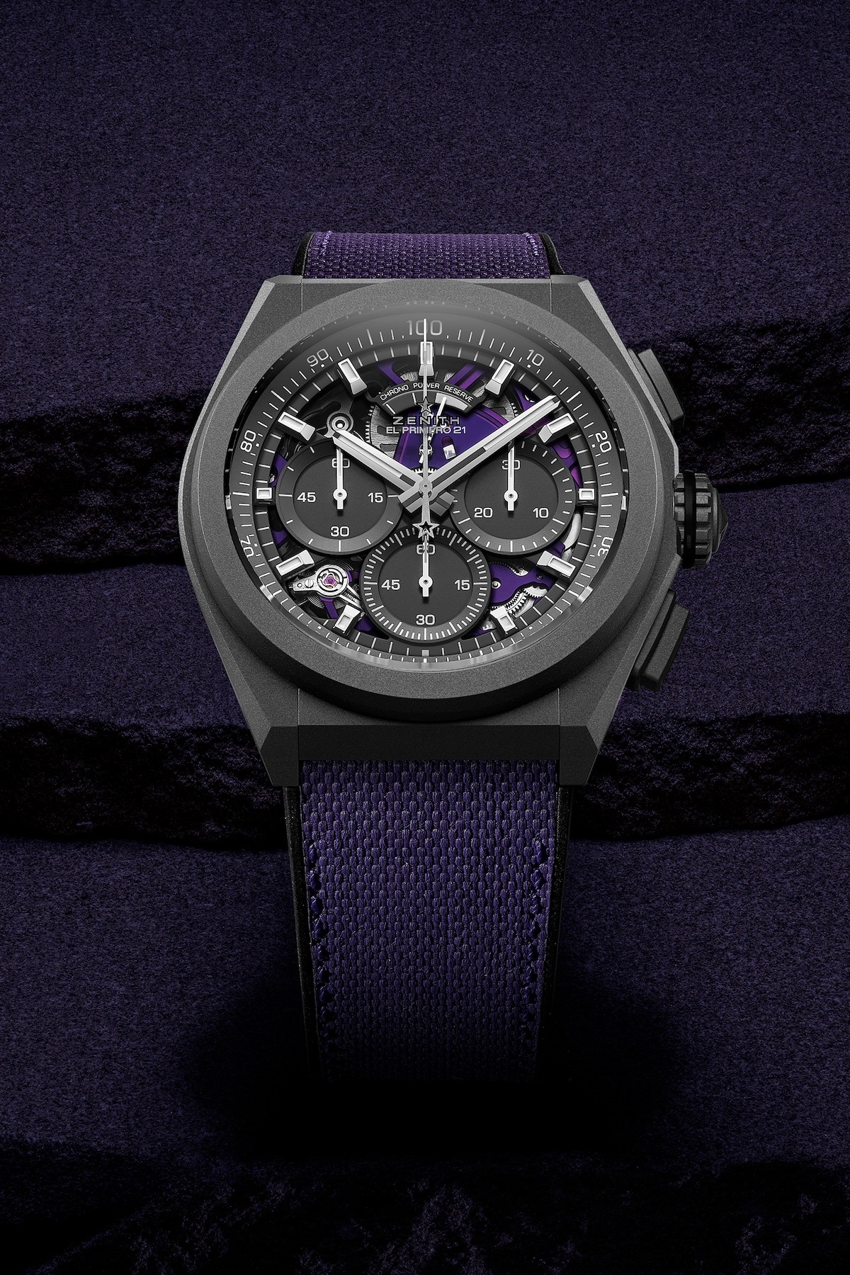 Men's watch / unisex  ZENITH, Defy 21 Ultraviolet / 44mm, SKU: 97.9001.9004/80.R922 | watchphilosophy.co.uk