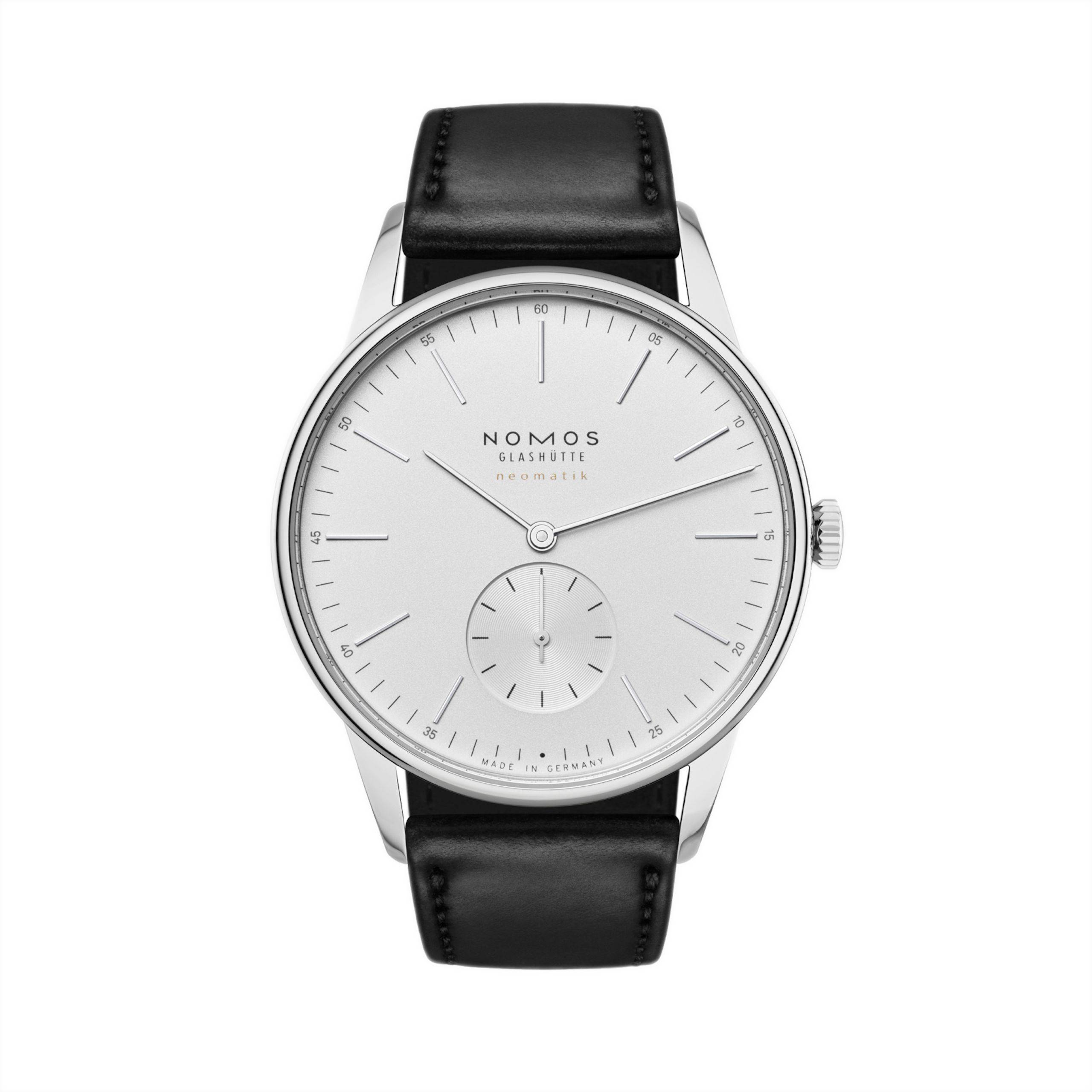 Men's watch / unisex NOMOS GLASHÜTTE, Orion Neomatik 39 White / 38.50mm, SKU: 341 | watchphilosophy.co.uk