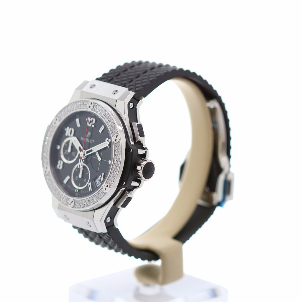 Men's watch / unisex HUBLOT, Big Bang Steel Diamonds / 41mm, SKU: 341.SX.130.RX.114 | watchphilosophy.co.uk