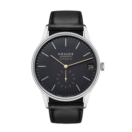 Men's watch / unisex NOMOS GLASHÜTTE, Orion Neomatik 41 Date Black / 40.50mm, SKU: 366 | watchphilosophy.co.uk