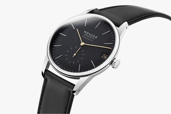 Men's watch / unisex NOMOS GLASHÜTTE, Orion Neomatik 41 Date Black / 40.50mm, SKU: 366 | watchphilosophy.co.uk