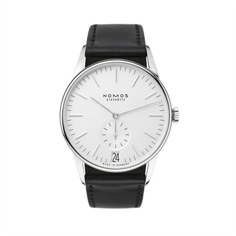 Men's watch / unisex  NOMOS GLASHÜTTE, Orion 38 Date White / 38mm, SKU: 381 | watchphilosophy.co.uk