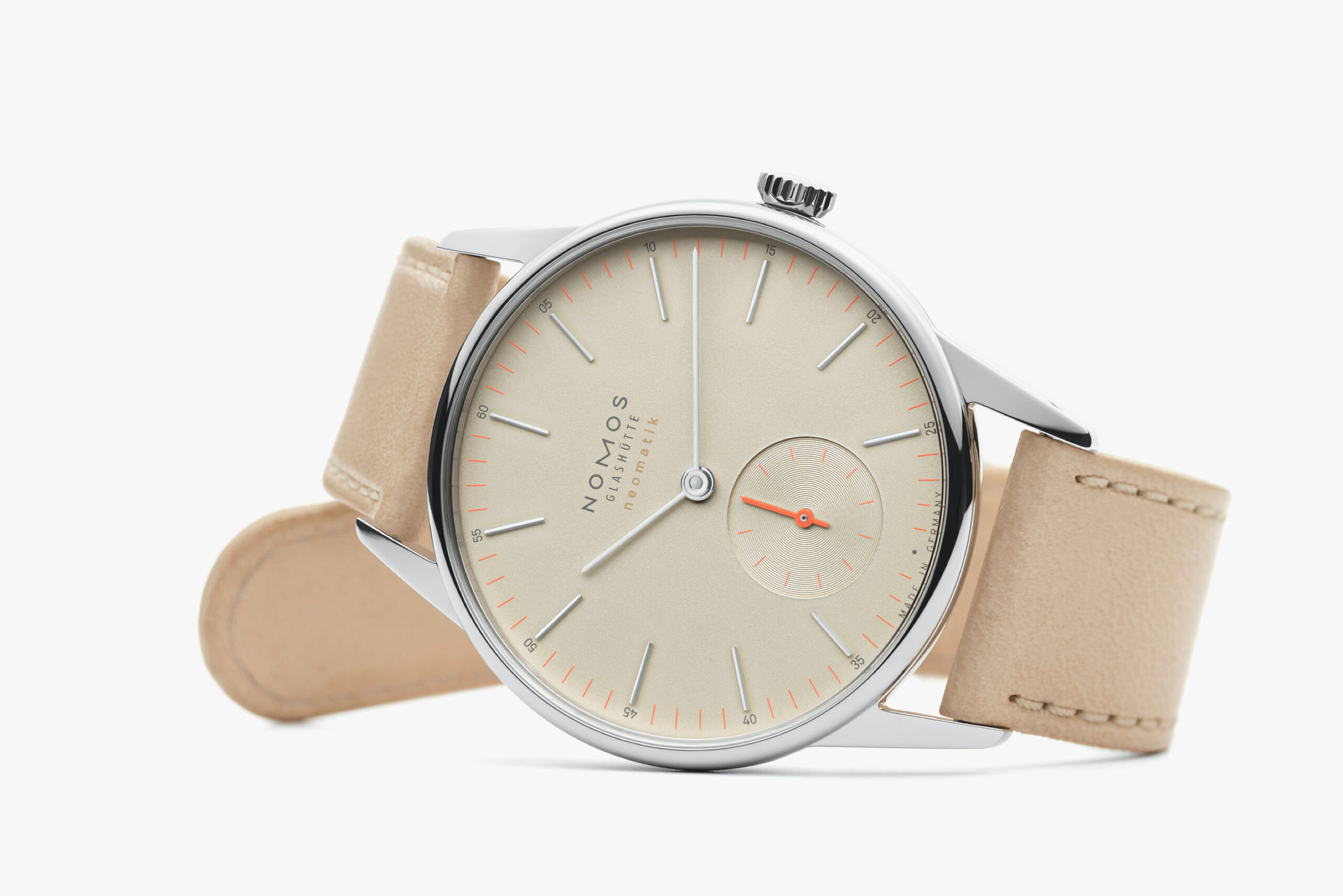 Ladies' watch NOMOS GLASHÜTTE, Orion Neomatik Champagne / 36.40mm, SKU: 393 | watchphilosophy.co.uk