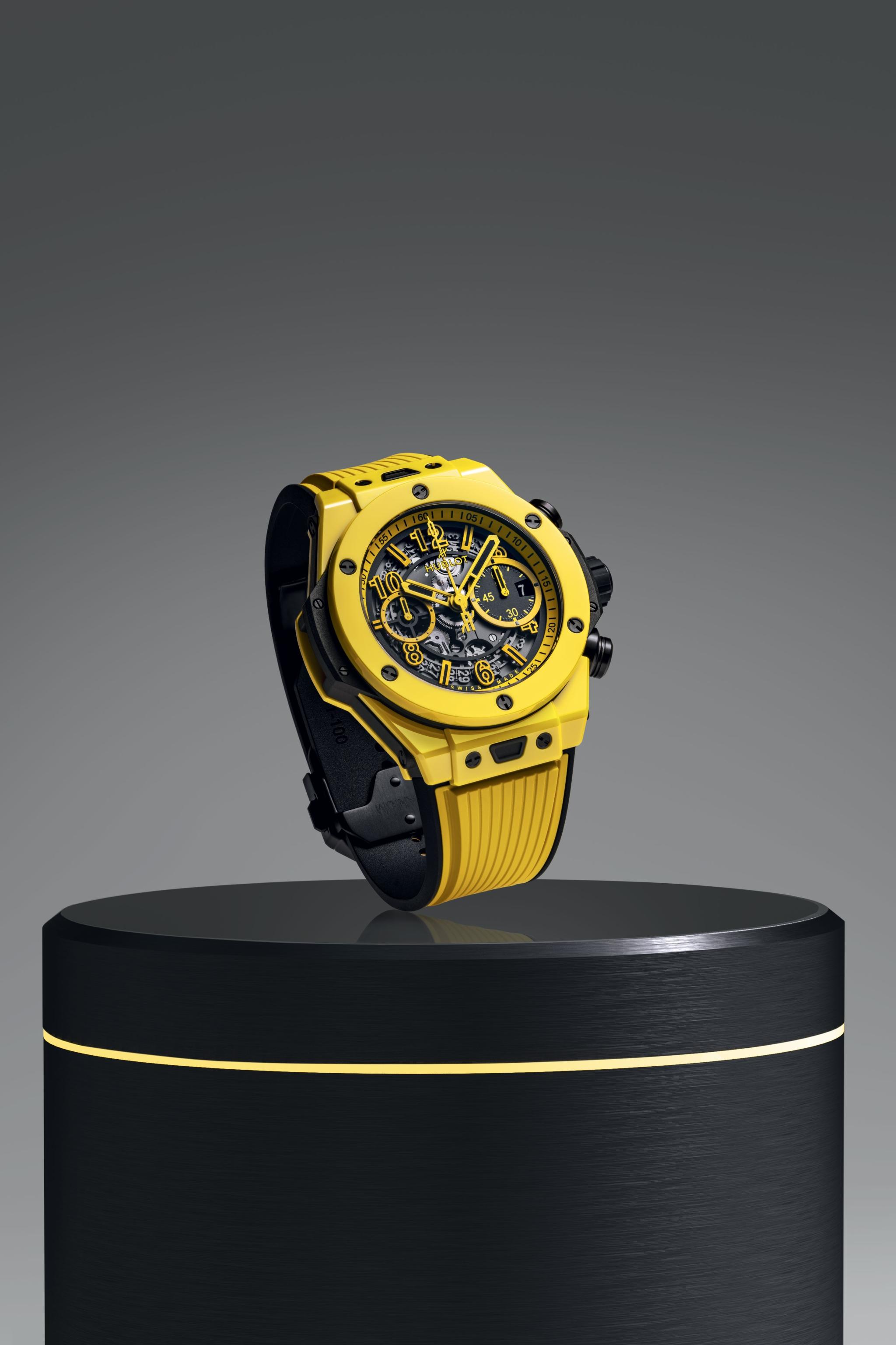 Men's watch / unisex HUBLOT, Big Bang Unico Yellow Magic / 44mm, SKU: 421.CY.471Y.RX | watchphilosophy.co.uk