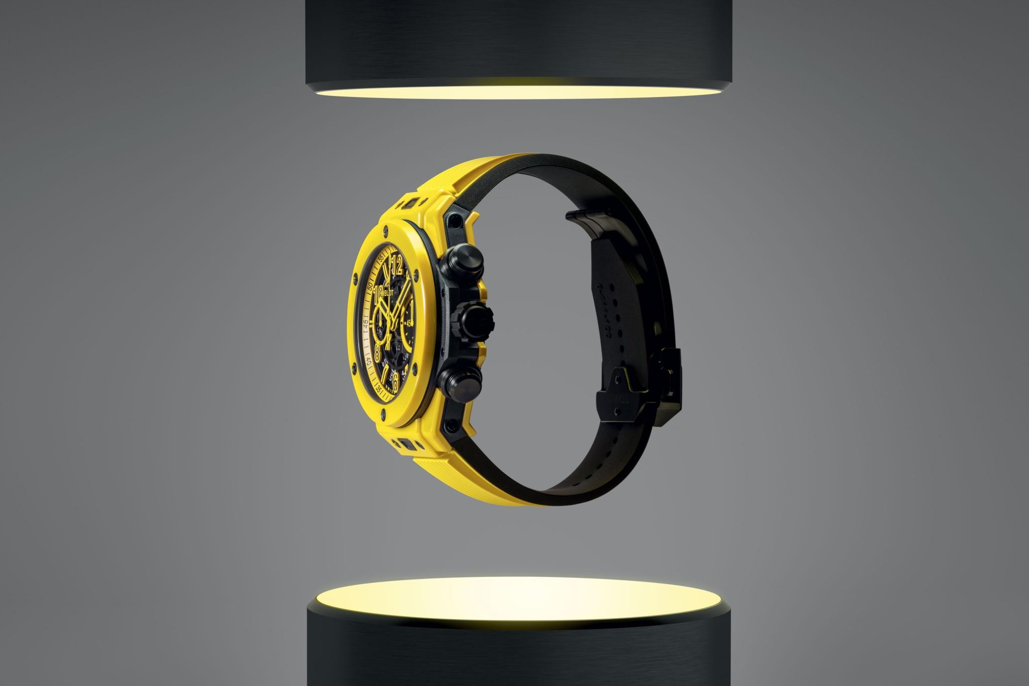Men's watch / unisex HUBLOT, Big Bang Unico Yellow Magic / 44mm, SKU: 421.CY.471Y.RX | watchphilosophy.co.uk
