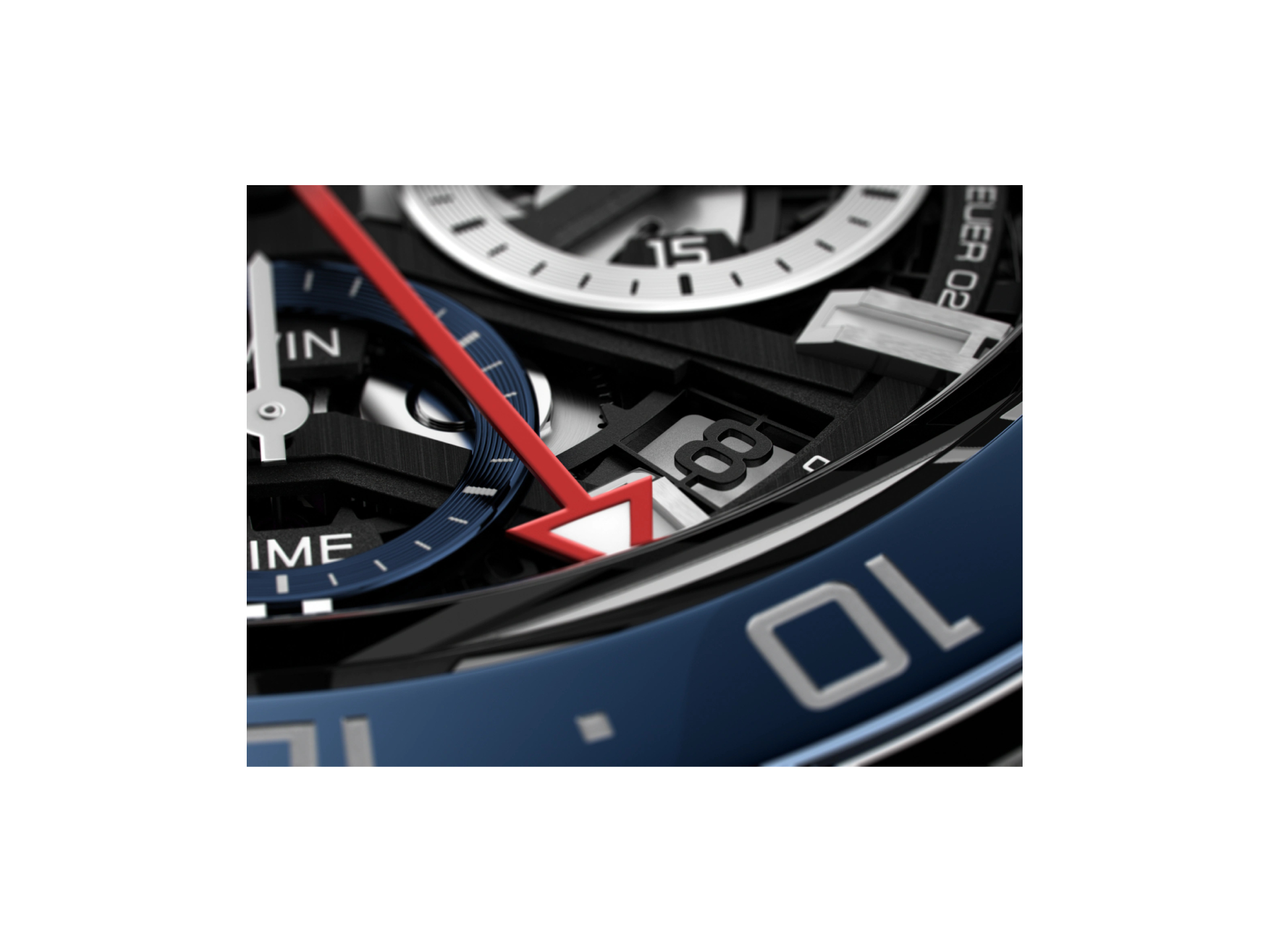 Men's watch / unisex TAG HEUER, Carrera GMT / 45mm, SKU: CBG2A1Z.BA0658 | watchphilosophy.co.uk