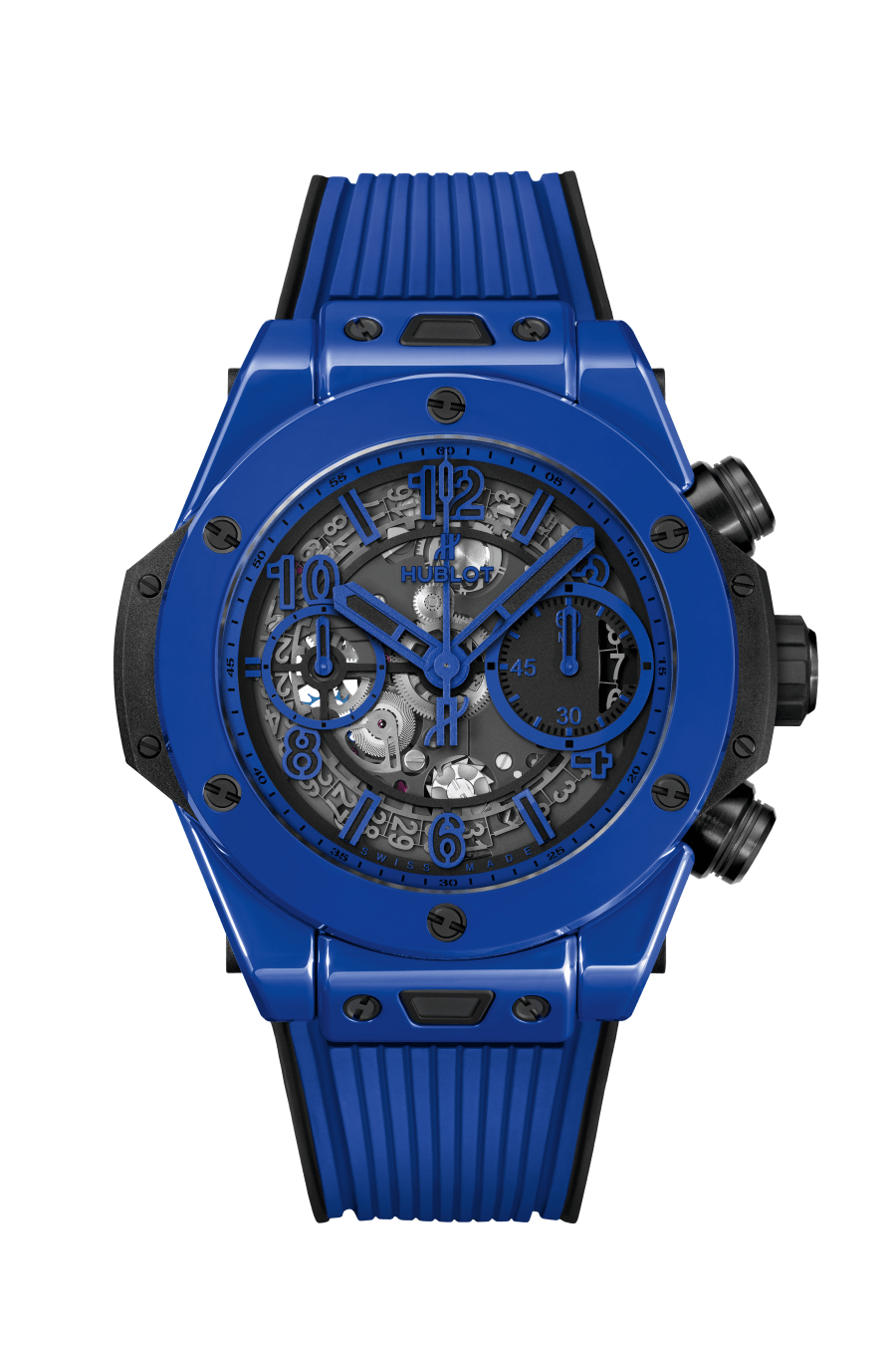 Men's watch / unisex HUBLOT, Big Bang Unico Blue Magic / 42mm, SKU: 441.ES.5119.RX | watchphilosophy.co.uk