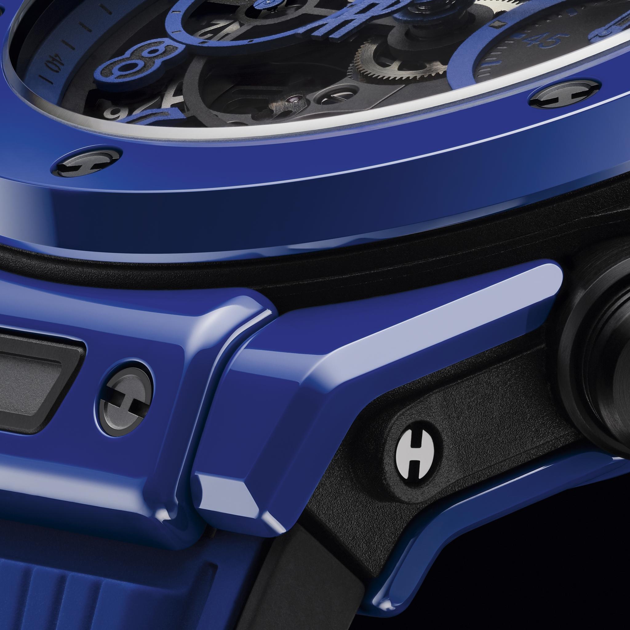 Men's watch / unisex HUBLOT, Big Bang Unico Blue Magic / 42mm, SKU: 441.ES.5119.RX | watchphilosophy.co.uk