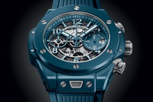Men's watch / unisex HUBLOT, Big Bang Unico Petrol Blue Ceramic / 42mm, SKU: 441.ES.5121.RX | watchphilosophy.co.uk