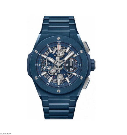 Men's watch / unisex HUBLOT, Big Bang Integral Blue Ceramic / 42mm, SKU: 451.EX.5123.EX | watchphilosophy.co.uk