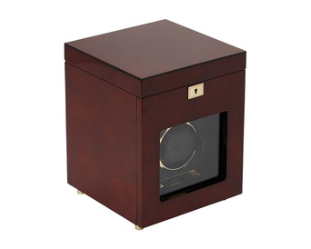 WOLF 1834, Savoy Single Watch Winder With Storage, SKU: 454510 | watchphilosophy.co.uk