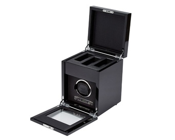 WOLF 1834, Savoy Single Watch Winder With Storage, SKU: 454570 | watchphilosophy.co.uk
