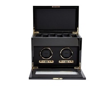 WOLF 1834, Savoy Double Watch Winder With Storage, SKU: 454610 | watchphilosophy.co.uk