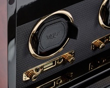 WOLF 1834, Savoy Double Watch Winder With Storage, SKU: 454610 | watchphilosophy.co.uk