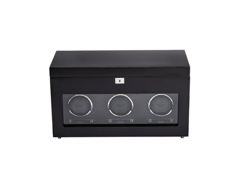 WOLF 1834, Savoy Triple Watch Winder With Storage, SKU: 454770 | watchphilosophy.co.uk