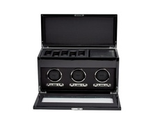WOLF 1834, Savoy Triple Watch Winder With Storage, SKU: 454770 | watchphilosophy.co.uk