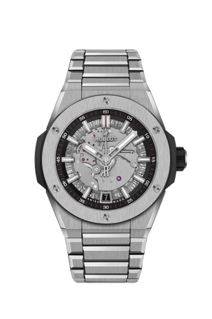 Men's watch / unisex HUBLOT, Big Bang Integrated Time Only Titanium / 40mm, SKU: 456.NX.0170.NX | watchphilosophy.co.uk