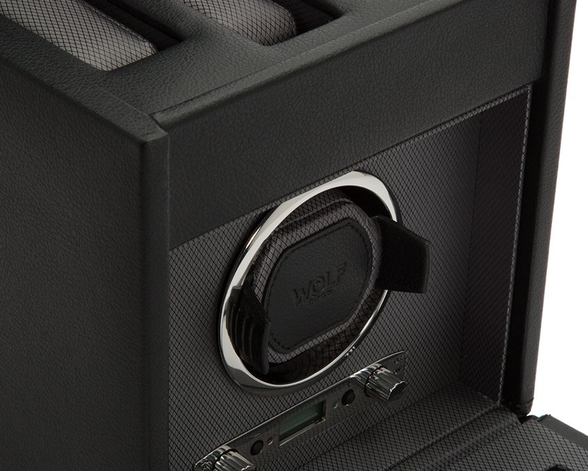 WOLF 1834, Viceroy Single Watch Winder With Storage, SKU: 456102 | watchphilosophy.co.uk