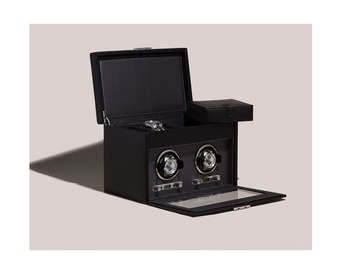 WOLF 1834, Viceroy Double Watch Winder With Storage, SKU: 456202 | watchphilosophy.co.uk