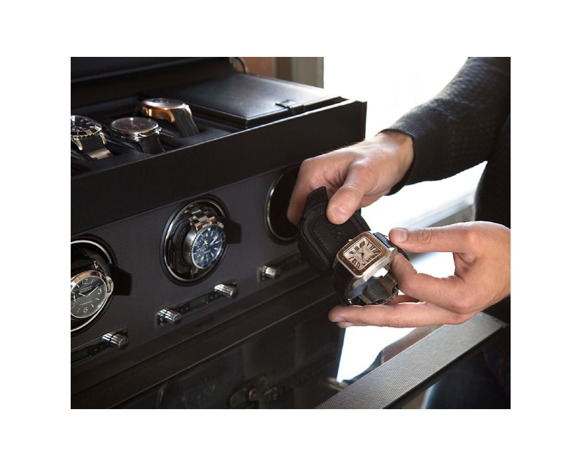WOLF 1834, Viceroy Triple Watch Winder With Storage, SKU: 456302 | watchphilosophy.co.uk