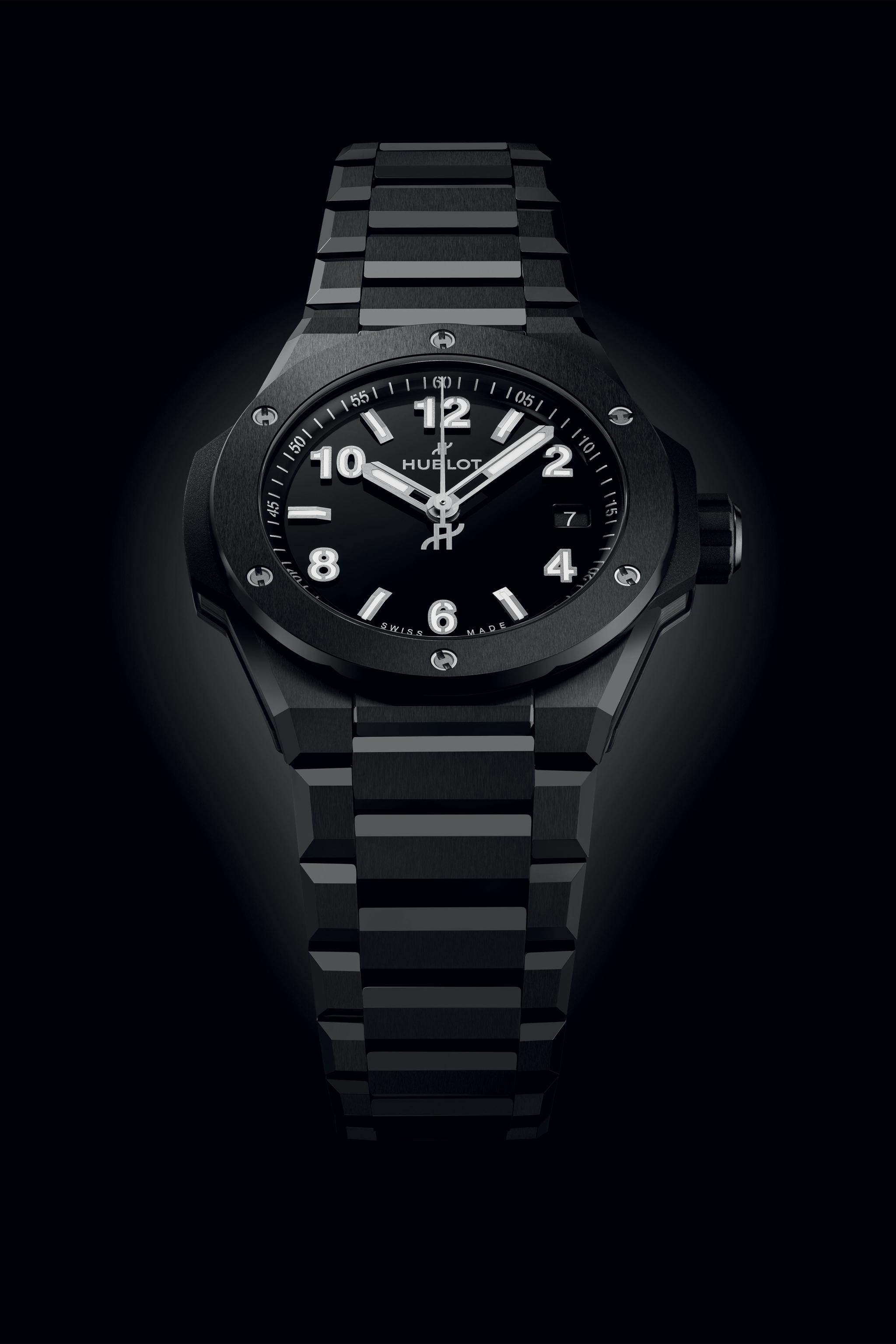 Men's watch / unisex HUBLOT, Big Bang Integrated Time Only Black Magic / 38mm, SKU: 457.CX.1270.CX | watchphilosophy.co.uk